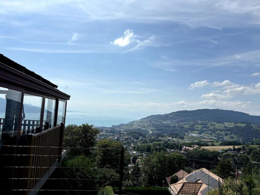 Swiss Chalet - Mountain And Lake View Blonay Kültér fotó
